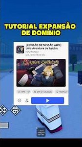 How to get Domain Expansion in Jujutsu Adventures #robloxanime #robloxjujutsukaisen #jojobizzare