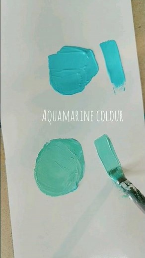 How to make Aqua Colours with acrylic #howto #aqua #colour #acrylic #shorts #subscribe