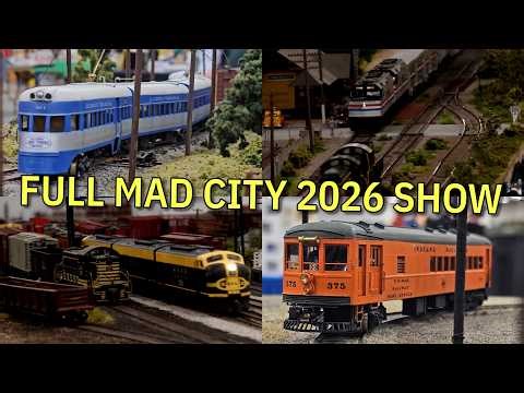 FULL SHOW: Mad City 2026 Train Show - NWTG Layout & All Layout Highlights