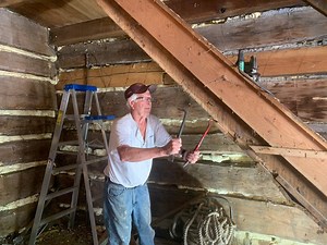 Old Fort Spy Run Block House reconstruction complete, onto Phase 2