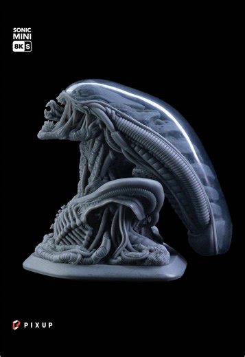 3D Printed Alien Model Fridge Magnet Tutorial