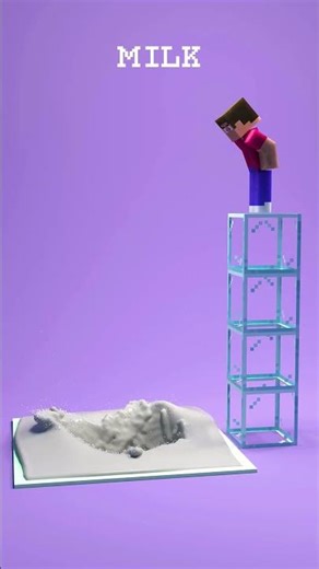 Minecraft Steve is Doing something scary #minecraft #3danimation #3dsimulation