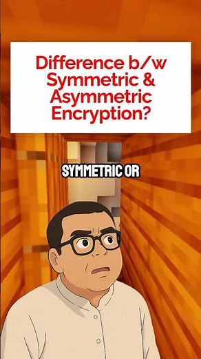 Symmetric vs Asymmetric Encryption Explained in 60 Seconds 🔐