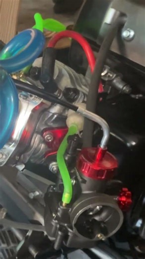 Mini bike 272 mongoose cam 26lbs springs #minibike #nibbi