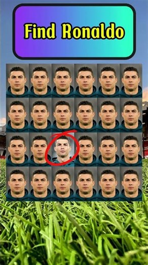 Find Ronaldo, Ronaldo Nazario, Mbappe #football #quiz #shorts #ronaldo #fypシ