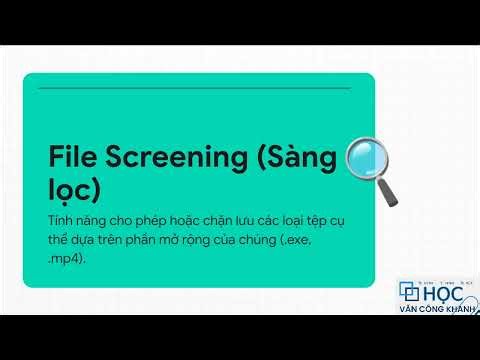Cài đặt File Server Resource Manager FSRM on Windows Server