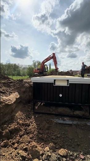 piscine container placée | container pool installed