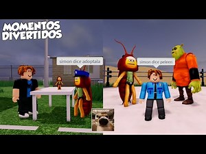 SIMON DICE MOMENTOS DIVERTIDOS (ROBLOX)