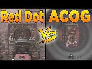 Red Dot VS ACOG (Modern Warfare Remastered Attachment Versus)