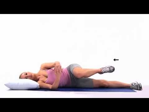 Hip flexion side lying