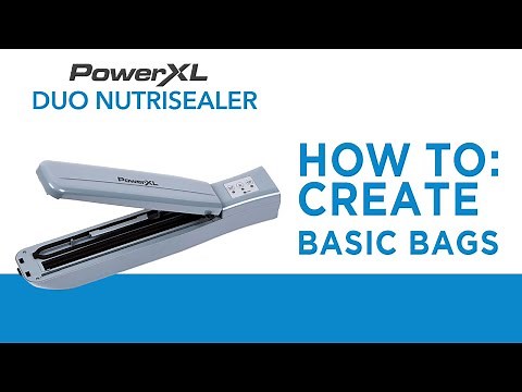 How to Create Bags from the Vacuum Sealer Bag Roll — Seal Only | PowerXL Duo NutriSealer