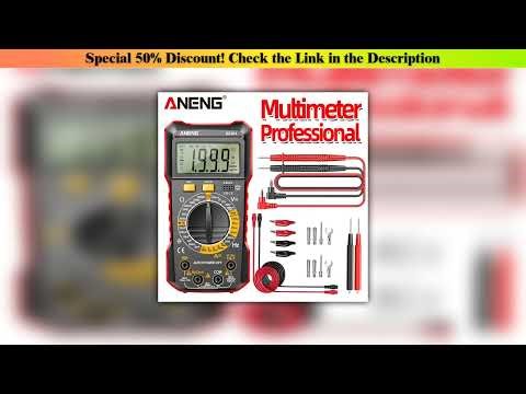 Get ANENG SZ304 Multifunction Digital Multimete True RMS Handheld High Precision Tester NCV AC/DC V