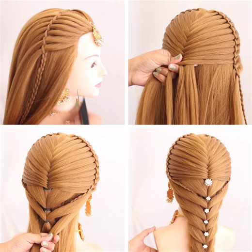 14K views · 554 reactions | If You Have One Hair Tie, You Can Do This ponytail ‍♀️ | Braid Hairdo | Facebook