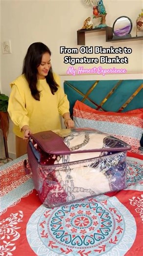 Why I Stopped Using My Old Blanket? 😍From Old Blanket to Signature Blanket – My Honest Experience