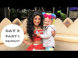 Meeting Moana for the first time! | Disneyland vlog #11