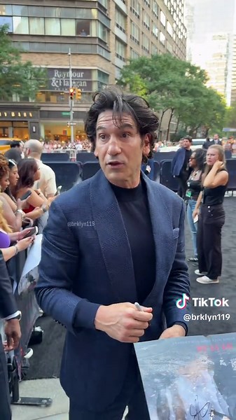 Jon Bernthal looking sharp at The Odyssey premiere in New York City. 🎬 @jonnybernthal @universalpictures #JonBernthal #TheOdyssey #NYCPremiere #CelebrityStyle #SpottedInNYC
