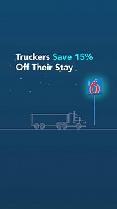 Get some well-deserved shuteye for you and your 18-wheeler, plus 15% off. | Motel 6