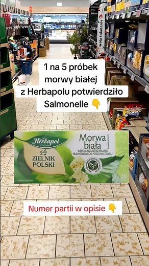 Salmonella w herbacie!