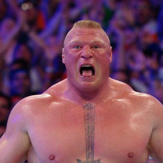 50M views · 1.1M reactions | SPEAR vs. F-5! Goldberg vs. Brock Lesnar III at #WrestleMania was an absolute spectacle. | WWE | Facebook