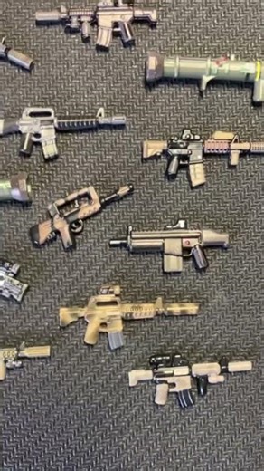 Brickarms and Brickmania weapons 🫡 #brickarms #brickmania #military #militarylego