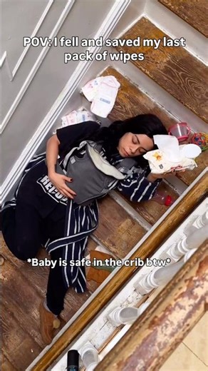 I fell…..but saved the wipes