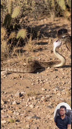 Wildlife Faceoff | Roadrunner vs Rattlesnake – Natural Speed, Venom, and Survival in the Wild. #RoadrunnerVsRattlesnake, #WildlifeBattle, #NatureFight,... | Instagram