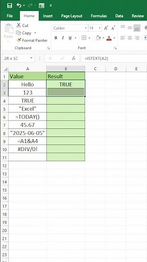 Check If Cell Has Text – ISTEXT Excel Formula Explained! | Excel Tips & Tricks #excelformula