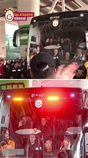 Okan Buruk, taraftarı selamladı. #shorts #galatasaray #okanburuk