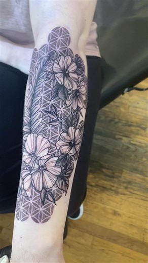 Sacred geometry and floral by James Coldiron! Sacred geometric patterns exist all around us, creating the fundamental structure and templates of life in the universe. The patterns can be broken down into a language of mathematics that rules the entirety of our visible and invisible world. The geometrical archetypes reveal the nature of each form and its vibrational resonance, symbolizing the inseparable relationship between everything and everyone, which ultimately makes up our whole matrix and 