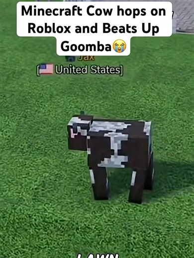 Minecraft Cow Trolling Roblox Goomba Gameplay