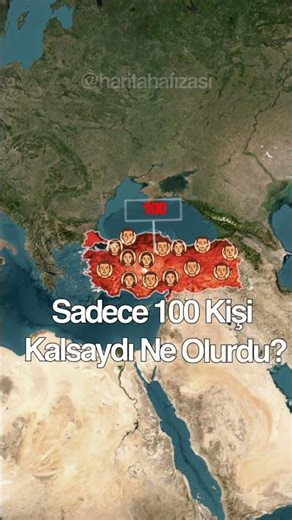 What if only 100 people remained in Türkiye?