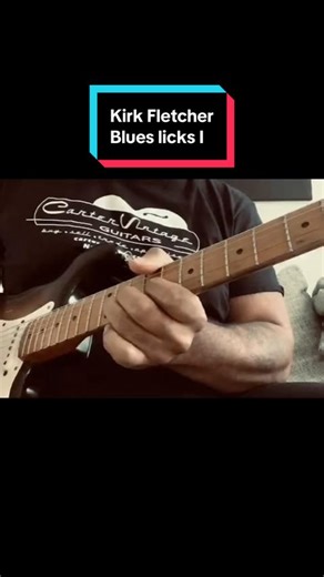 Blues freestyle #kirkfletcher #guitartutorial #blues #guitarist #bluesguitar