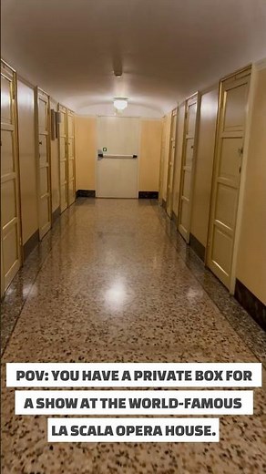 POV: Experiencing Box Seats at La Scala Opera House 🎭✨