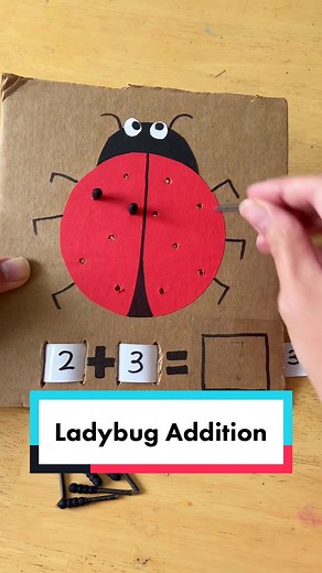 Ladybug Addition - Cutest Hands-On Activity to Learn Addition