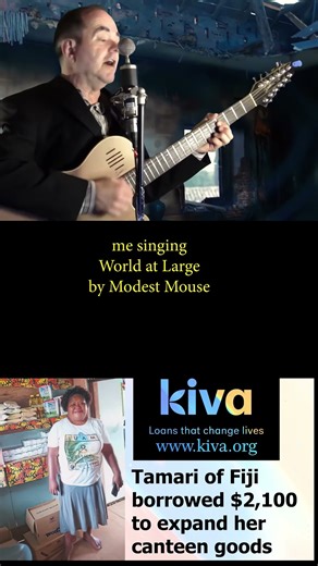 me singing World At Large by Modest Mouse (KIVA version) #short