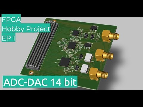 The Making of an ADC DAC board for FPGA