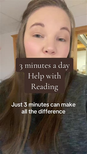 If you spend 3 minutes everyday you can change your child’s reading level