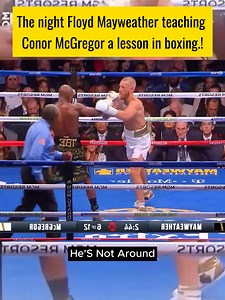 Floyd Mayweather teaching Conor McGregor a lesson boxing. #boxing #mayweather | Boxing USA