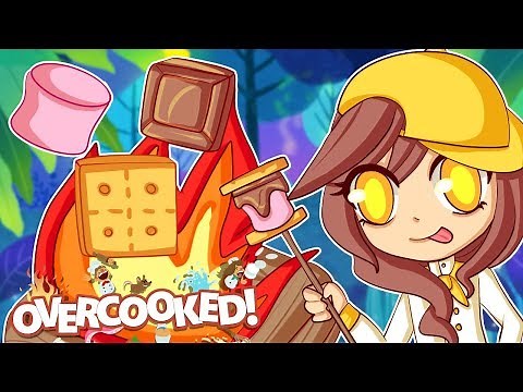 Our Epic CAMPFIRE COOK OFF in Overcooked 2!