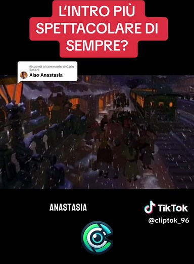 Risposta a @Carlo Sestini Anastasia - 1997 #anastasia #cliptok #clips #movie #movie #film #animazione #disney