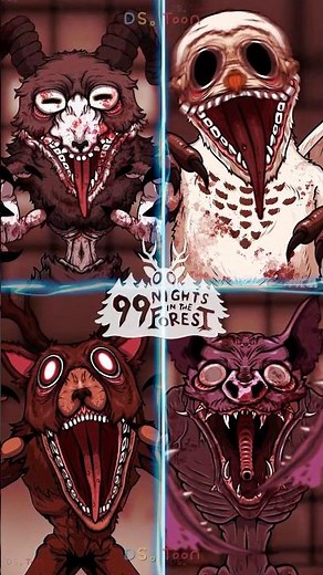 99 Night In The Forest Horror Version Transformation Complete Edition - Roblox Animation