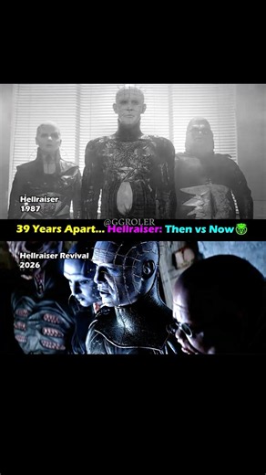 Hellraiser: Then vs Now 👀 1987 vs 2026