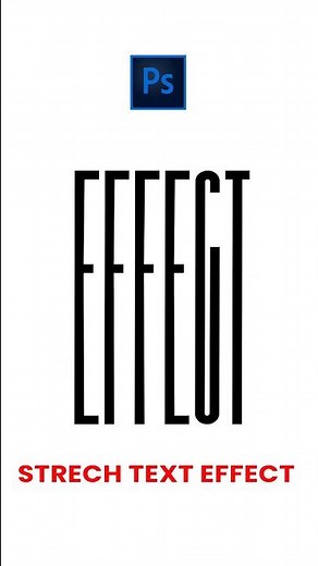 "Photoshop Text Stretch Effect Tutorial: Transform Your Text with Ease!"