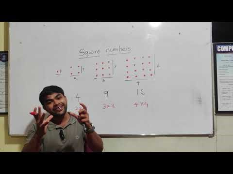 Number pattern and square number- Grade 8