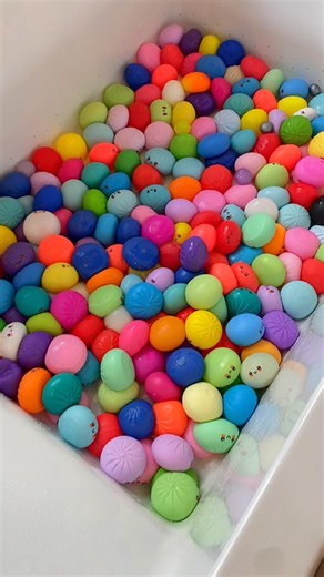 DUMPLING BATH 🧼✨ #satisfying #trending #viral #dumplings #squishy #rare #cleaning #colorful #fun
