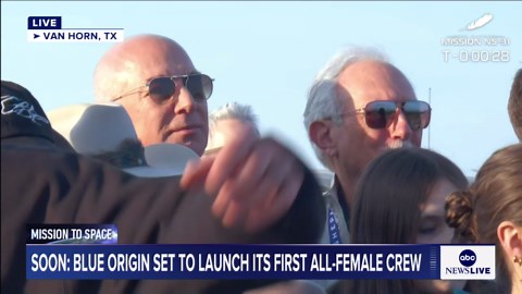 Blue Origin mission with all-female crew launches into space