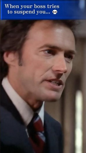 Dirty Harry Handed Over His Badge Like A BOSS 💀#ClintEastwood #TheEnforcer #MovieClips