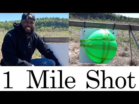 1 Mile Shot In Tricky Winds - Long Range Rifle Shooting