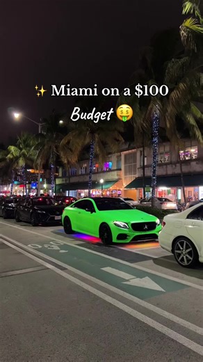 Who says you can’t have fun in Miami on a $100 budget 🤑 #thingstodoinmiami #miamibeach #travel #travelonabudget