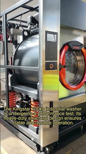 Kingstar 100kg industrial washer has vibration damping structure design